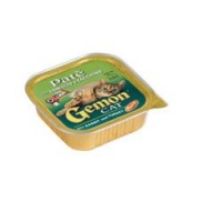 GEMON паштет с кроликом и индейкой для кошек, 100 г