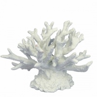 AQUA DELLA Декорация для аквариума "Коралл Pillar", белый, 15x11,5x12см