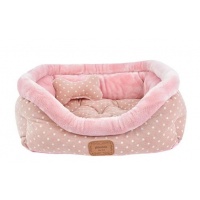 PINKAHOLIC Лежак для животных с косточкой "Desarae", розовый