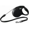 FLEXI New Classic M Cord 8 m Поводок-рулетка, трос, черный, до 20 кг
