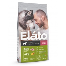 Elato Holistic корм для взрослых собак средних и крупных пород с ягненком и олениной