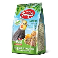 Happy Jungle Корм для средних попугаев при линьке 500 г