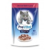 PreVital Premium консервы с говядиной и кроликом в соусе для кошек, 100 г