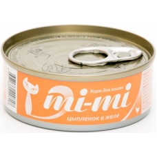 MI-MI консервы для кошек и котят с цыпленком