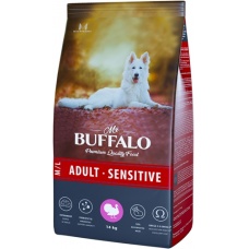 Mr.Buffalo ADULT SENSITIVE M/L сухой корм для собак ср. и кр. пород Индейка