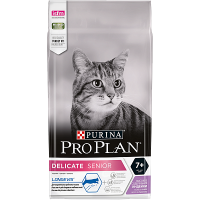 Pro Plan сухой корм для кошек с чувст.пищеварением старше 7 лет индейка