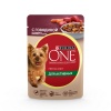 Purina One Mini консервы для активных собак говядина картоф морковь