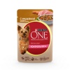 Purina One Mini консервы для собак контроль веса индейка морковь горох