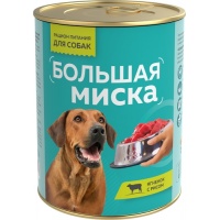 Зоогурман Большая миска консервы для собак Ягнёнок с рисом