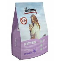 Karmy Kitten сухой корм для котят, беременных и кормящих кошек с индейкой